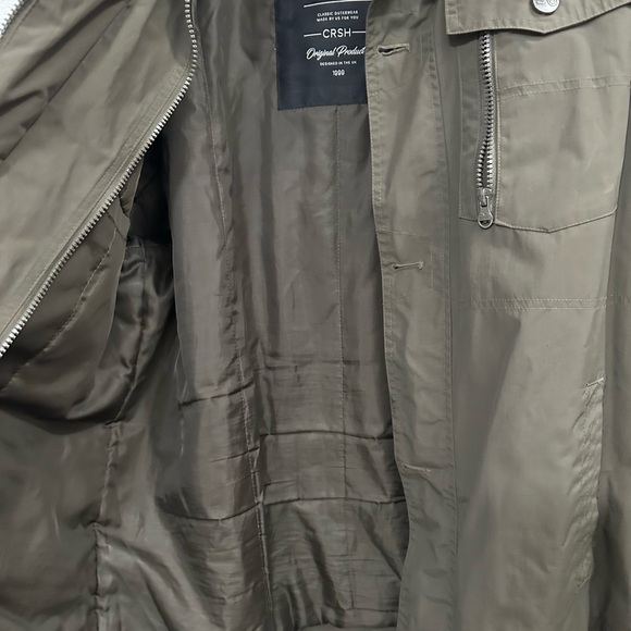 PRICE DROP ❤️Mens Crosshatch Black label Woodrow Jacket In Olive Green Sz L - Picture 6 of 10